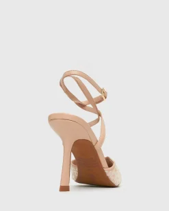 YAS 2 Bling Mesh Strappy Stiletto